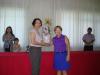 Lidia recebe mimo da capit� Naomi