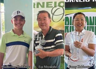 Guilherme Yoshikawa, Eiji Miyakubo e Fanny Kakimoto são destaques do 2º Torneio Stroke Play - Julho de 2025