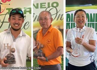 Denis Kakimoto, Helio Takata e Fanny Kakimoto faturam Torneio Mensal de Golfe
