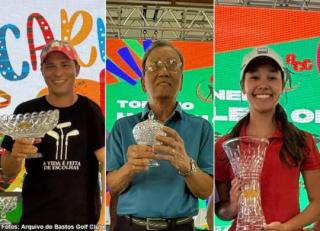 Leonardo Yoshikawa, Yotaro Arida e Gabriela Yoshikawa faturam Torneio Mensal de Golfe