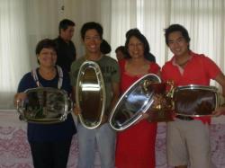 Dulce, Guilherme, Lidia e Armando