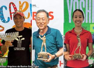 Leonardo Yoshikawa, Kenji Amano e Gabriela Yoshikawa são campeões do Torneio Mensal de Handicap - Junho de 2026