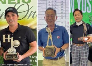 Leonardo Yoshikawa, Kenji Amano e Matsuyo Aiso vencem Torneio de Golfe Stroke Play