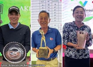 Leonardo Yoshikawa, Kenji Amano e Fanny Kakimoto são campeões do Stroke Play de Setembro