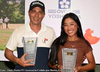 Léo Yoshikawa e Ana Fabia Matsuzaki são campeões do 46º Torneio Aberto do Bastos Golf Clube