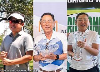 Marcelo Shinagawa, Kenji Amano e Fanny Kakimoto são destaques do Torneio Stroke Play - Maio 2025